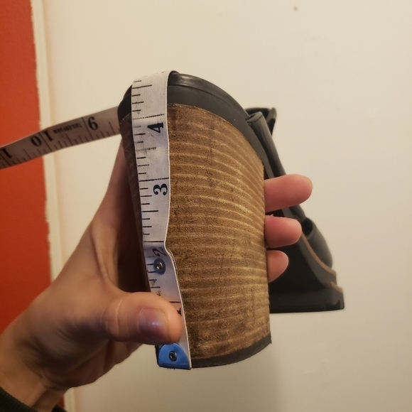 STRATEGIA Leather chunky mules - Picture 4 of 8